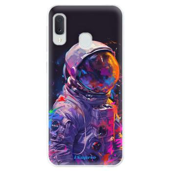 Odolné silikonové pouzdro iSaprio - Neon Astronaut - Samsung Galaxy A20e