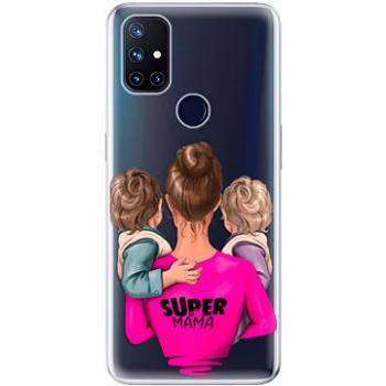 iSaprio Super Mama - Two Boys pro OnePlus Nord N10 5G (smtwboy-TPU3-OPn10)