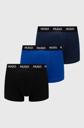 Boxerky Hugo ( 3-pak) pánské, černá barva