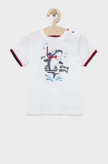 Dětské bavlněné tričko Birba&Trybeyond bílá barva, s potiskem