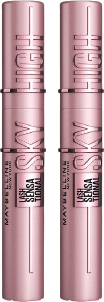 Maybelline Lash Sensational Sky High Mascara prodlužující a objemová řasenka černá 2ks 2 x 6 ml