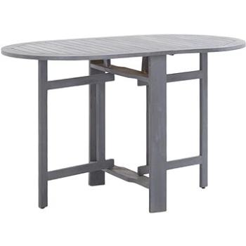  Zahradní stůl šedý 120 x 70 x 74 cm masivní akáciové dřevo (46325)