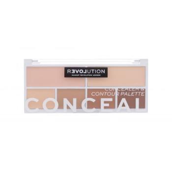 Revolution Relove Conceal Me Concealer & Contour Palette 11,2 g konturovací paletka pro ženy Light