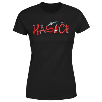 Tričko Hasiči – red (Velikost: 2XL, Typ: pro ženy, Barva trička: Černá)