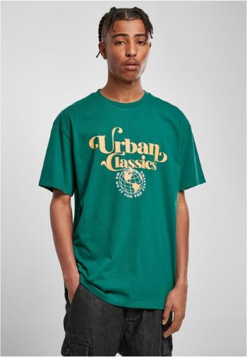 Urban Classics Organic Globe Logo Tee green - M