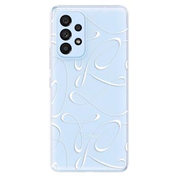 Odolné silikonové pouzdro iSaprio - Fancy - white - Samsung Galaxy A73 5G