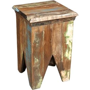 Stolička masivní recyklované dřevo (240951)