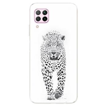 Odolné silikonové pouzdro iSaprio - White Jaguar - Huawei P40 Lite