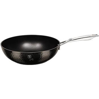 BERLINGERHAUS Pánev WOK s titanovým povrchem 28 cm Shine Basalt Collection (BH-6655)