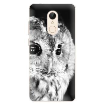 Silikonové pouzdro iSaprio - BW Owl - Xiaomi Redmi 5