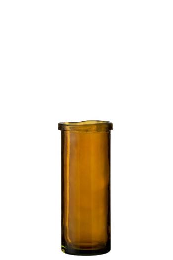 Skleněná okrová váza Vase  Virgine L- Ø *15*36 cm 4219