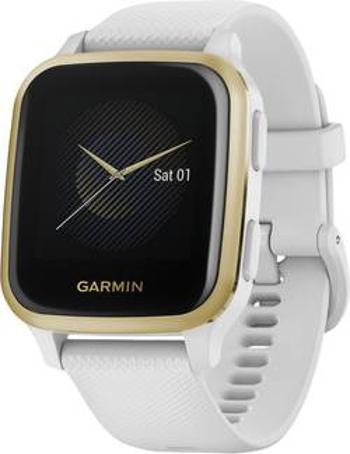 GPS sportovní hodinky Garmin VENU SQ Weiss/Weissgold