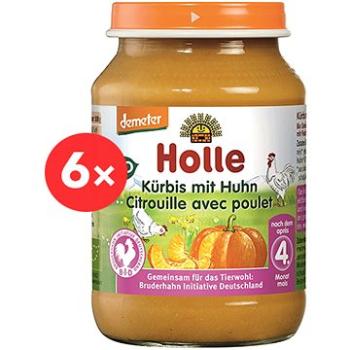 HOLLE BIO Dýně s kuřecím masem 6× 190 g (7640104954880)