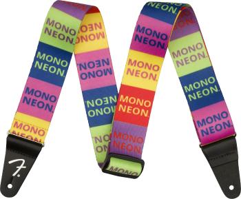 Fender MonoNeon Logo Strap, Multi-Color, 2"