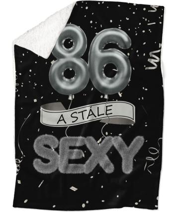 Deka Stále sexy – Černá (věk: 86, Podšití beránkem: ANO)