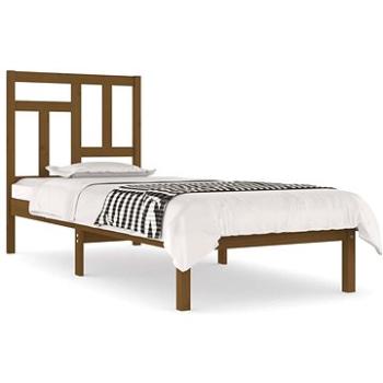 Rám postele medově hnědý masivní borovice 90 × 190 cm Single, 3104511 (3104511)