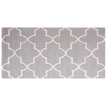 Šedý bavlněný koberec 80x150 cm SILVAN, 57824 (beliani_57824)