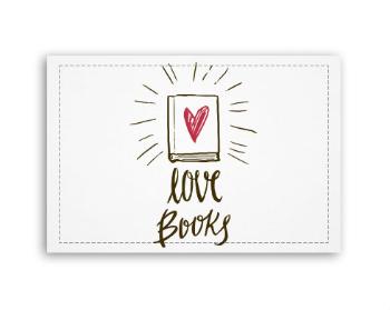 Fotoobraz 90x60 cm střední  Love books