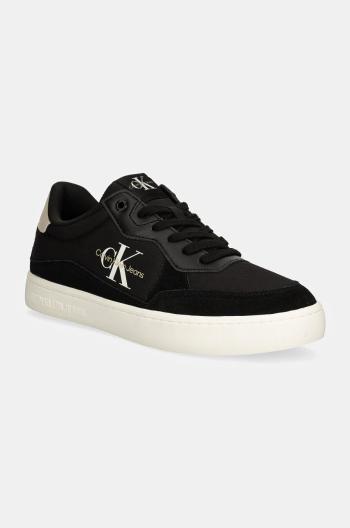 Sneakers boty Calvin Klein Jeans CLASSIC CUPSOLE LOW MIX MTL černá barva, YM0YM01033