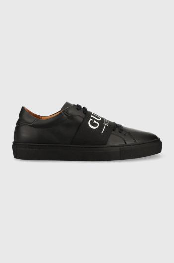 Sneakers boty Guess Ravenna Stripe černá barva