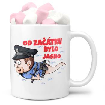 Hrnek Policejní spermie (Náplň hrníčku: Marshmallow)