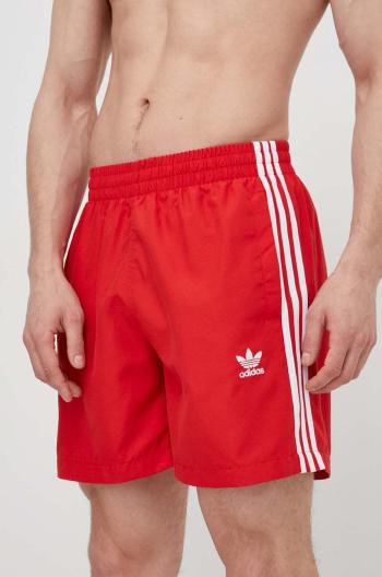 Plavkové šortky adidas Originals červená barva, IT8654