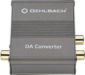 Audio konvertor Toslink zásuvka (ODT), cinch zásuvka ⇔ cinch zásuvka Oehlbach DA Converter 6064