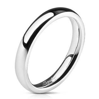 Šperky4U OPR1232 Dámský snubní prsten šíře 3 mm - velikost 48 - OPR1232-48