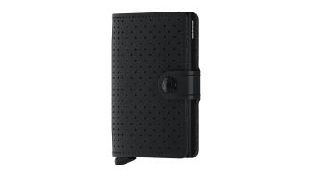 Secrid Miniwallet Perforated Black černé MPF-Black