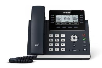 Yealink SIP-T43U SIP telefon, PoE, 3,7" 360x160 LCD, 21 prog.tl.,2xUSB, GigE