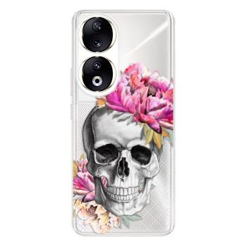 Odolné silikonové pouzdro iSaprio - Pretty Skull - Honor 90 5G