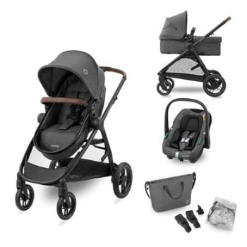 MAXI COSI Kombinovaný kočárek Zelia S Trio Dark Grey