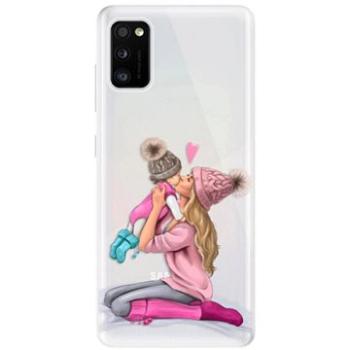 iSaprio Kissing Mom - Blond and Girl pro Samsung Galaxy A41 (kmblogirl-TPU3_A41)