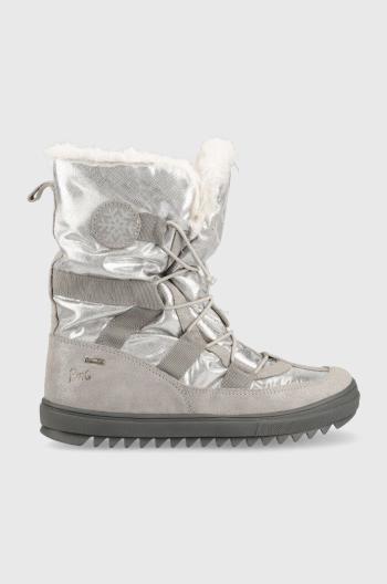 Dětské zimní boty Primigi stříbrná barva