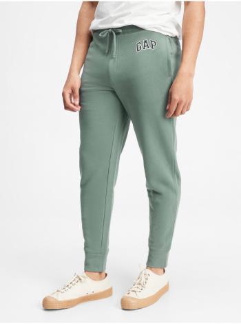 Zelené pánské tepláky GAP Logo modern joggers