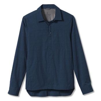 pánská košile dlouhý rukáv ROYAL ROBBINS Mens City Traveler Novelty L/S, Caneel Bay velikost: M