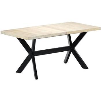 Jídelní stůl 160x80x75 cm masivní mangovníkové dřevo 247434 (247434)