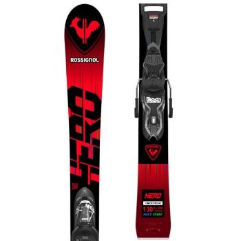 Rossignol HERO JUNIOR XPRESS + JR EXPRESS 7 GW Dětské sjezdové lyže, červená, velikost 160