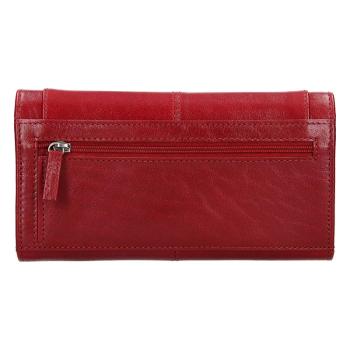 Lagen Dámská peněženka kožená BLC/4228 Červená/Červená