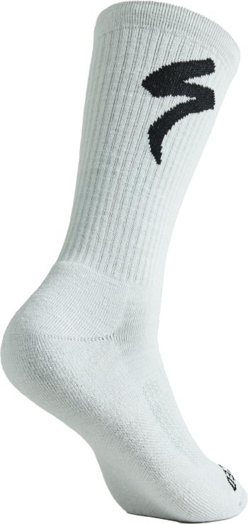 Specialized Merino Midweight Tall Logo Sock - dove grey 46+