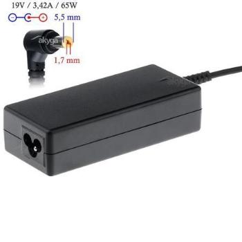 Akyga notebook power adapter AK-ND-06 19V/3.42A 65W 5.5x1.7 mm ACER, AK-ND-06