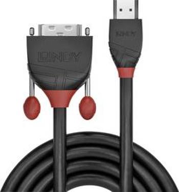 HDMI / DVI kabel LINDY [1x HDMI zástrčka - 1x DVI zástrčka 18+1pólová] černá 2.00 m