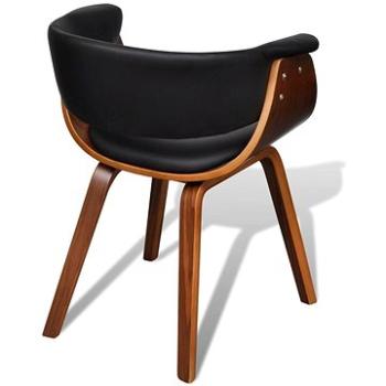 Jídelní židle 6 ks ohýbané dřevo a umělá kůže (270552)