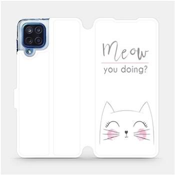 Flipové pouzdro na mobil Samsung Galaxy M12 - M098P Meow you doing? (5903516734344)