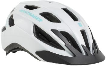 Bontrager Solstice Bike Helmet - white/miami green M/L-(55-61)