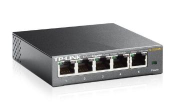 TP-Link TL-SG105E Easy Smart Switch 5x10/100/1000Mbps, Metal case, IEEE 802.1p, TL-SG105E