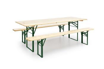 Dřevěný pivní set Farblos 2200 x 600 x 250 mm