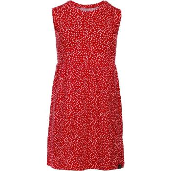 NAX VALEFO Dívčí šaty, červená, velikost 104-110