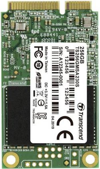 Interní mSATA SSD pevný disk 256 GB Transcend 230S Retail TS256GMSA230S mSATA