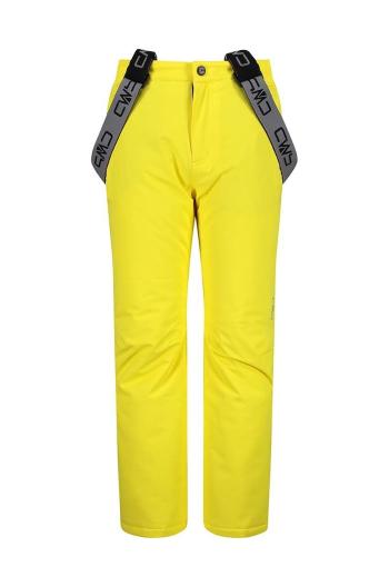 Dětské zimní sportovní kalhoty CMP žlutá barva